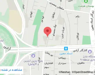 نقشه محل شرکت عمران مدرن