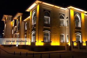 روشنایی نمای ساختمان