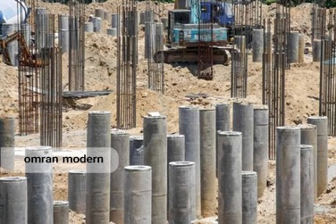 اجرای شمع و بهسازی خاک