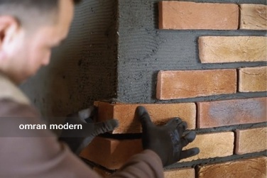 اجرای نمای آجری