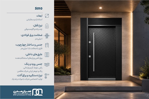 درب ضد سرقت طرح لوزی