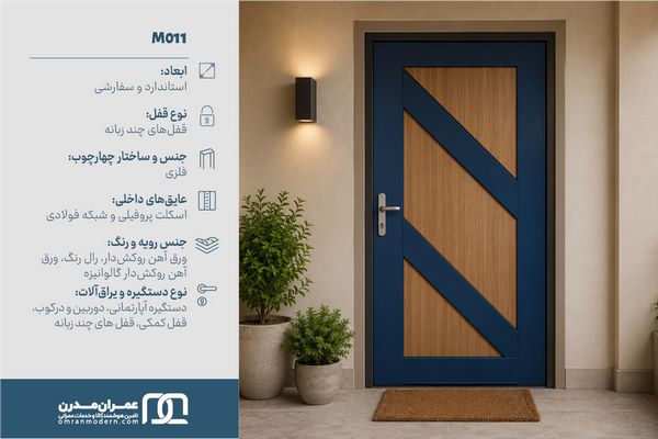 درب ضد سرقت سه قاب