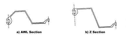 Figure 7: Typical Aluminium Sheet Pile Sections