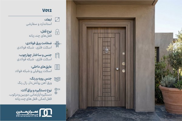 درب ضد سرقت مدل ونوس
