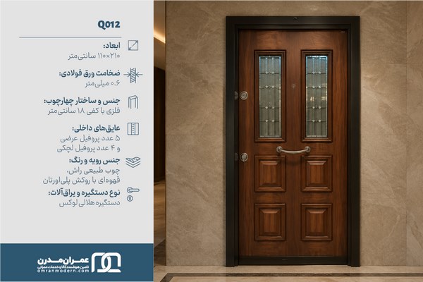 درب ضد سرقت شیشه خور