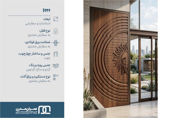 درب ضد سرقت طرح خورشیدی