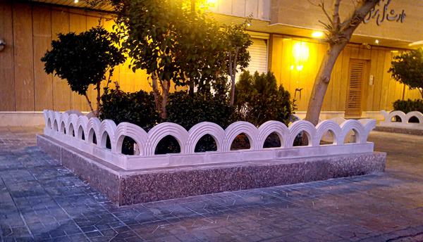 نرده سیمانی طرح آبشار