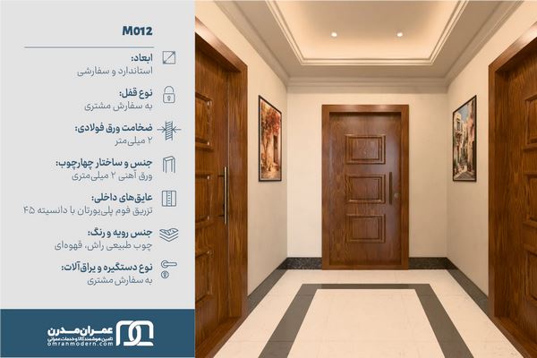 درب ضد سرقت سه قاب