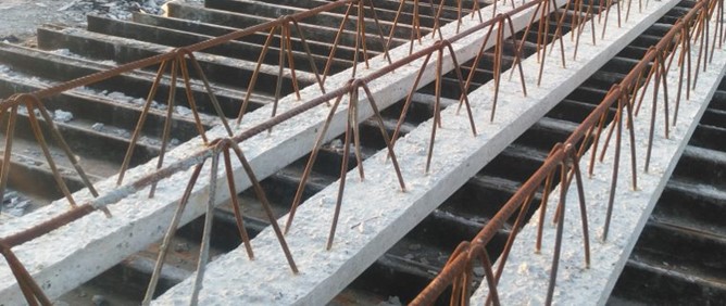 تیرچه بتنی ۴ متری