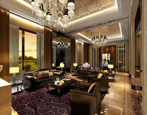 طراحی داخلی  لابی هتل