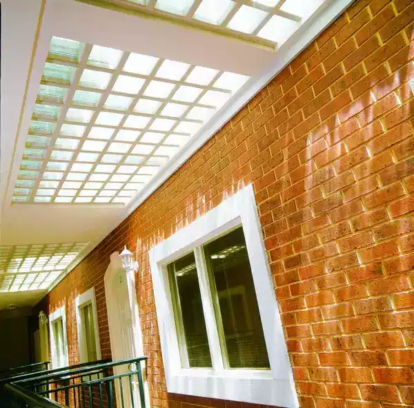 بلوک شیشه ای برای سقف