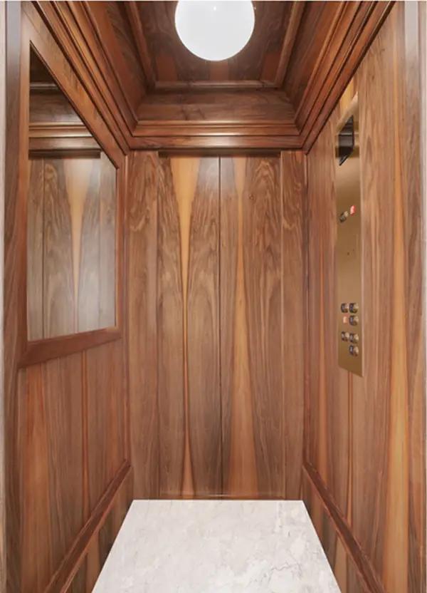 کابین اسانسور چوبی