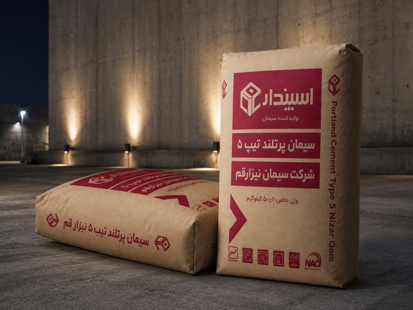 سیمان تیپ ۵ نیزار قم