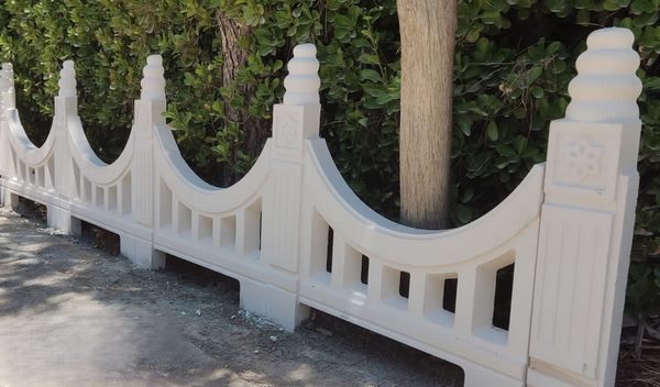 نرده سیمانی طرح اماراتی