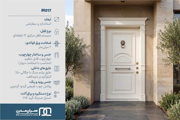 درب ضد سرقت سه قاب