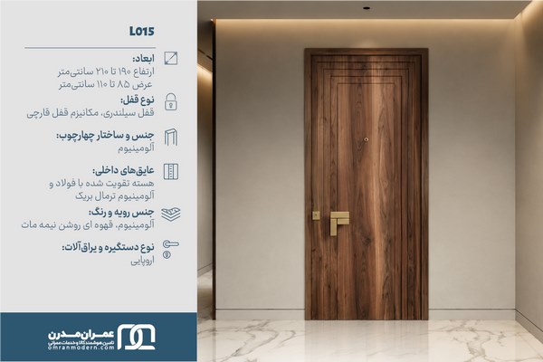 درب ضد سرقت&nbsp;CNC مدرن