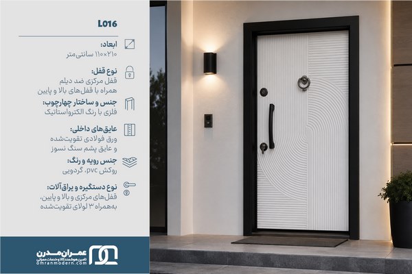 درب ضد سرقت&nbsp;CNC مدرن