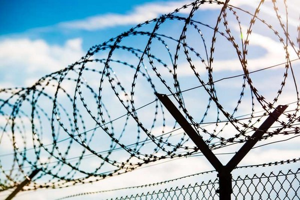 سیم خاردار حلقوی با تیغ های تبری
