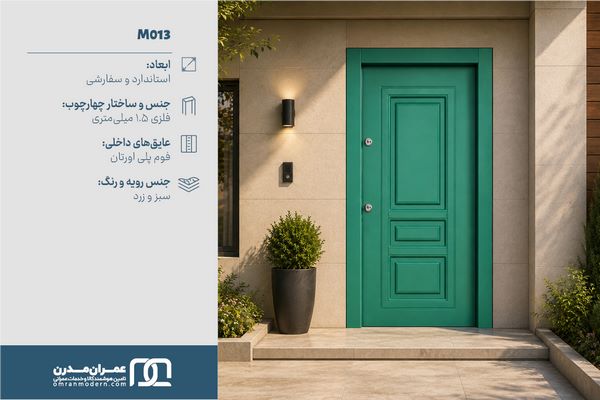 درب ضد سرقت سه قاب