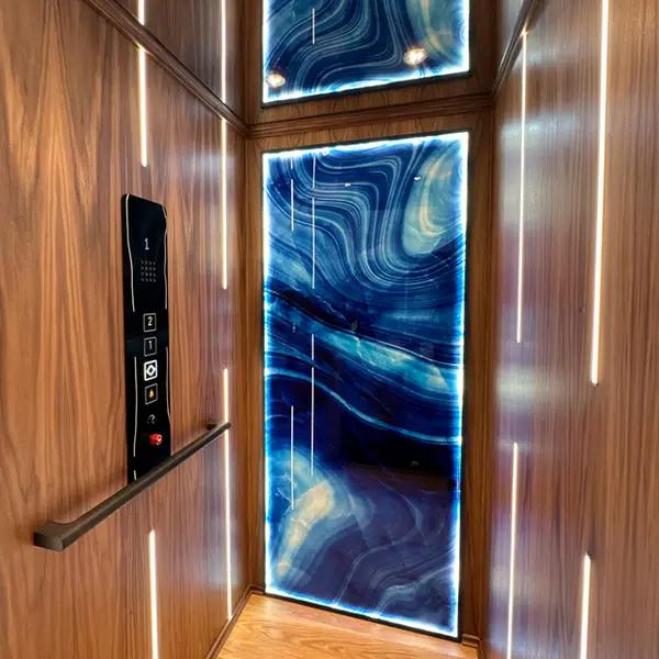 کابین اسانسور چوبی