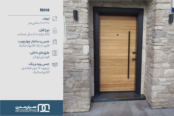 درب ضد سرقت شیاردار افقی