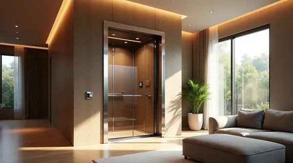 کابین اسانسور چوبی