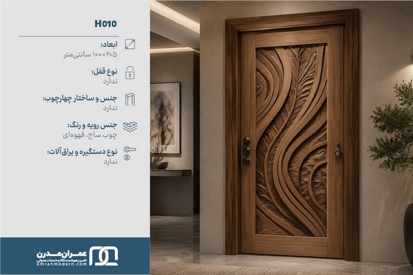 درب ضد سرقت طرح خطوط هندسی