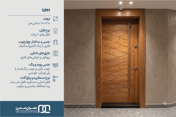 درب ضد سرقت&nbsp;CNC مدرن