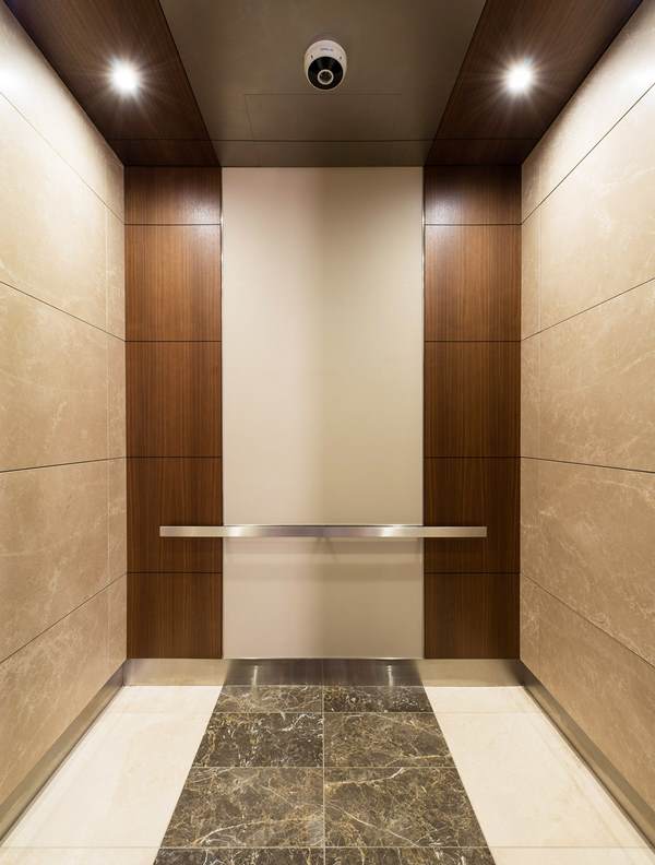 طرح کابین آسانسور ام دی اف استیل