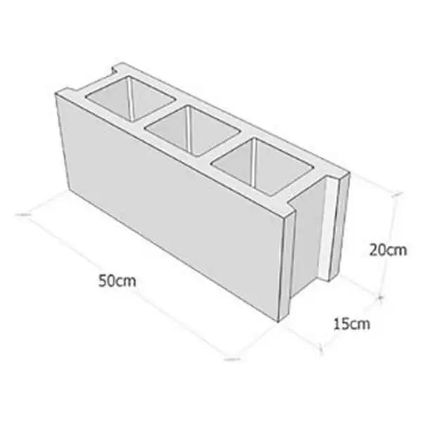 قیمت بلوک سیمانی 15*20*40