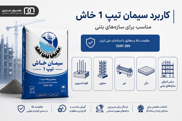 سیمان تیپ 1 خاش