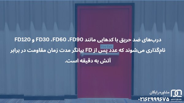 عکس درب ضد حریق