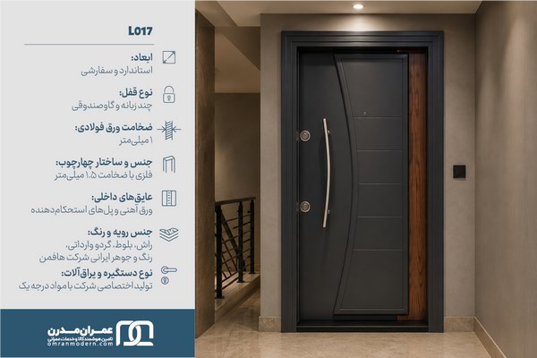 درب ضد سرقت&nbsp;CNC مدرن