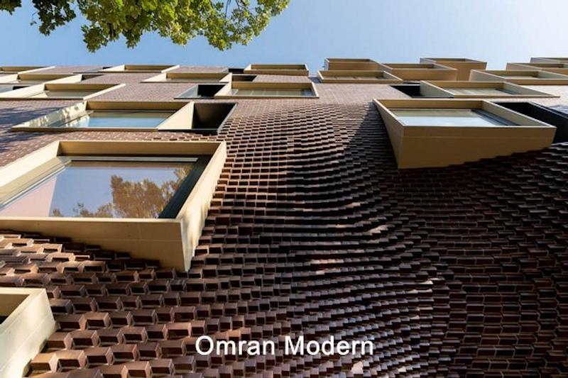 نمای آجری مدرن