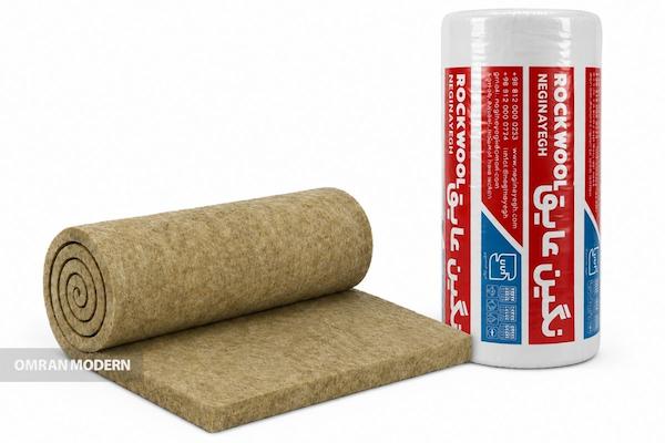پشم سنگ پتویی نگین عایق