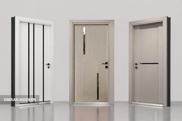 درب اتاقی با نوار تزئینی