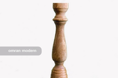 نرده سنگی صراحی گرد تراورتن کد-124