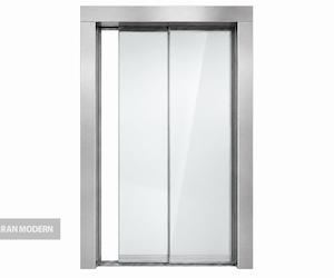 درب تلسکوپی شیشه ای طبقه برند رسیس