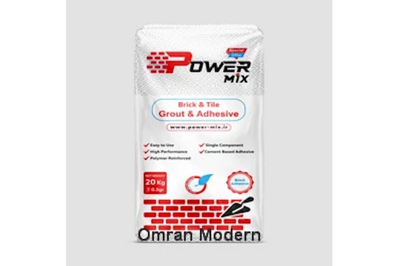 چسب آجر و کاشی G-01 پودری پاورمیکس