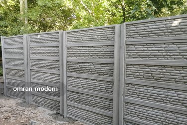 دیوار پیش ساخته بتنی پنل سبک طرح آجری یک رو نما