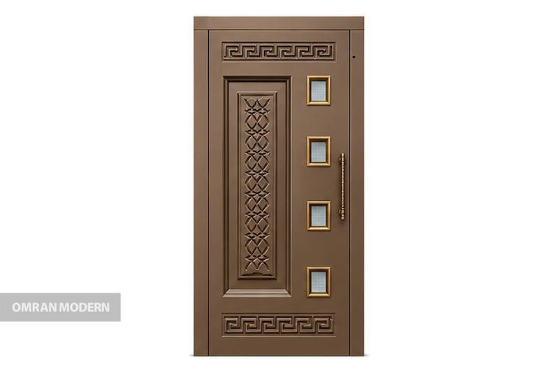 درب لولایی آسانسور طرح ریتم
