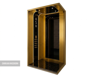 کابین آسانسور استیل مدل اسپارتا
