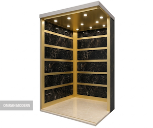 کابین آسانسور ام دی اف استیل مدل صدف