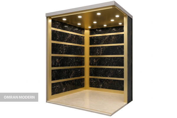 کابین آسانسور ام دی اف استیل مدل صدف