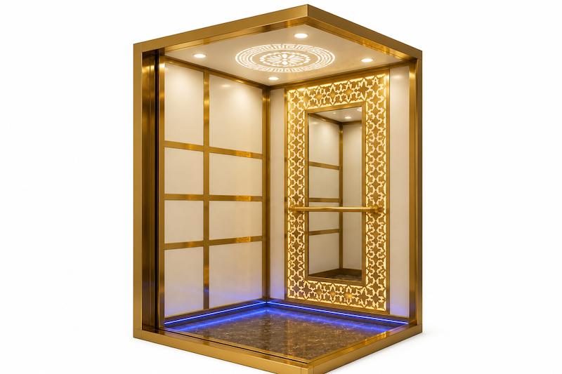 کابین آسانسور ام دی اف استیل مدل سمرقند