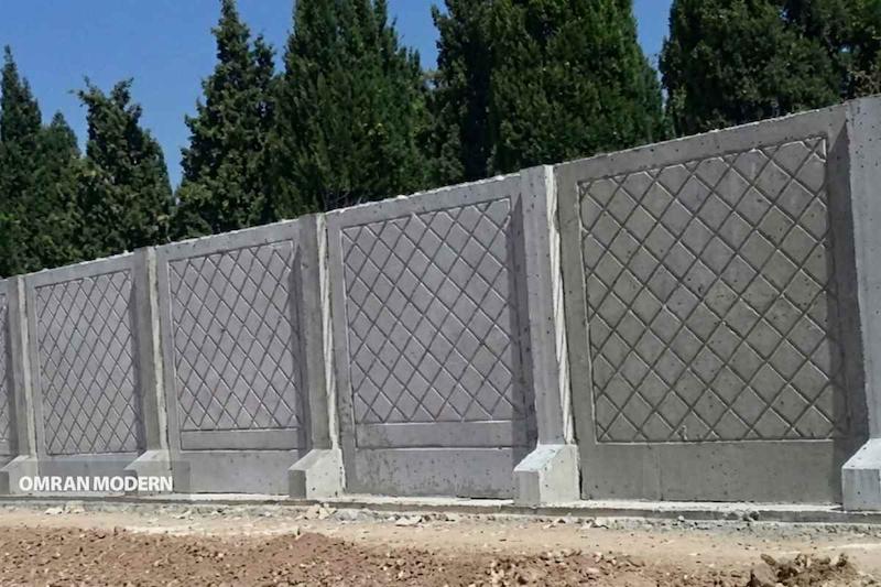 دیوار پیش ساخته بتنی سنگین طرح خشتی