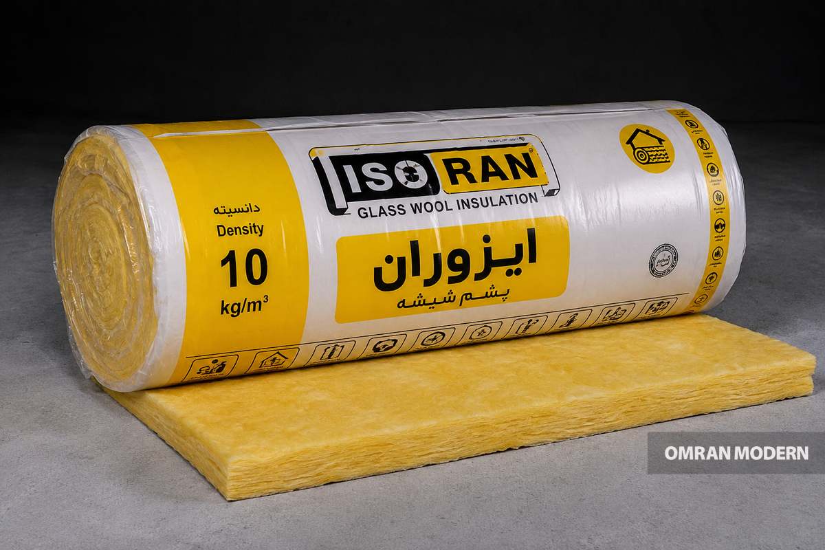 پشم شیشه رولی دانسیته ۱۰