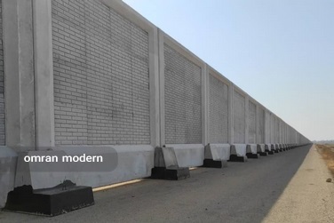 دیوار پیش ساخته بتنی پنل سنگین طرح آجری دو رو نما