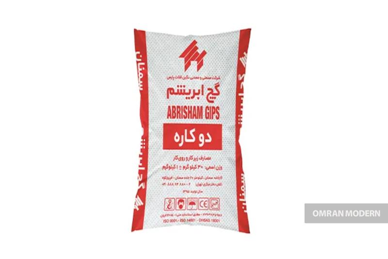 گچ دوکاره ابریشم