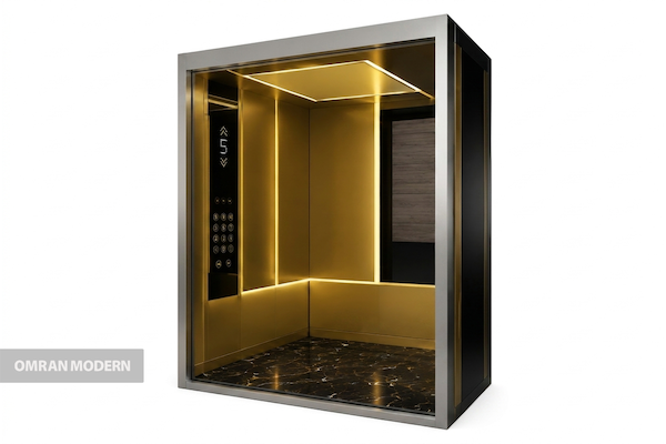 کابین آسانسور استیل مدل روناک